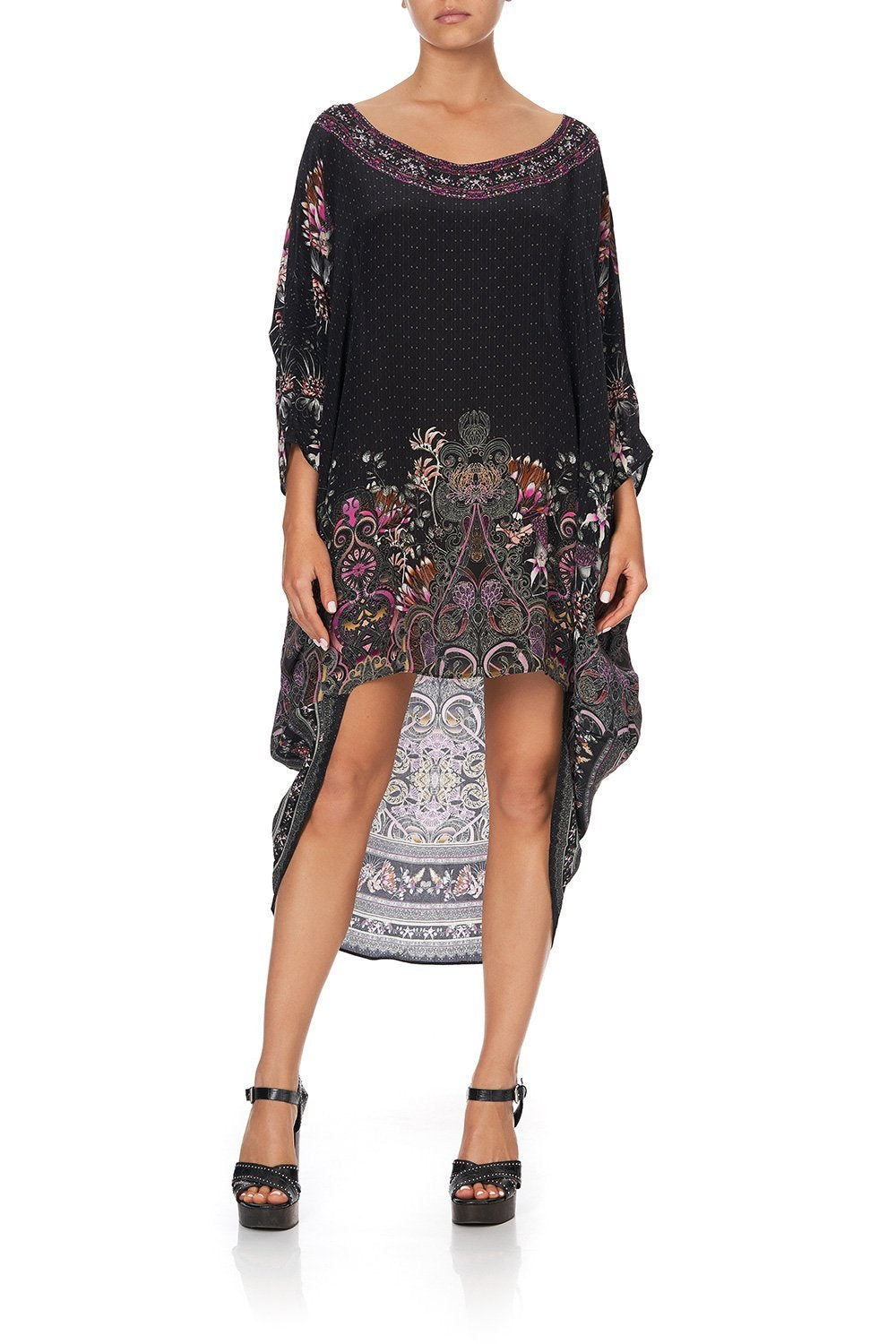 SCOOP BACK HEM DRESS RESTLESS NIGHTS