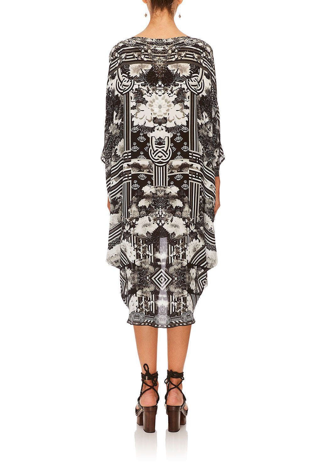 CAMILLA WILD MOONCHILD SCOOP BACK HEM DRESS