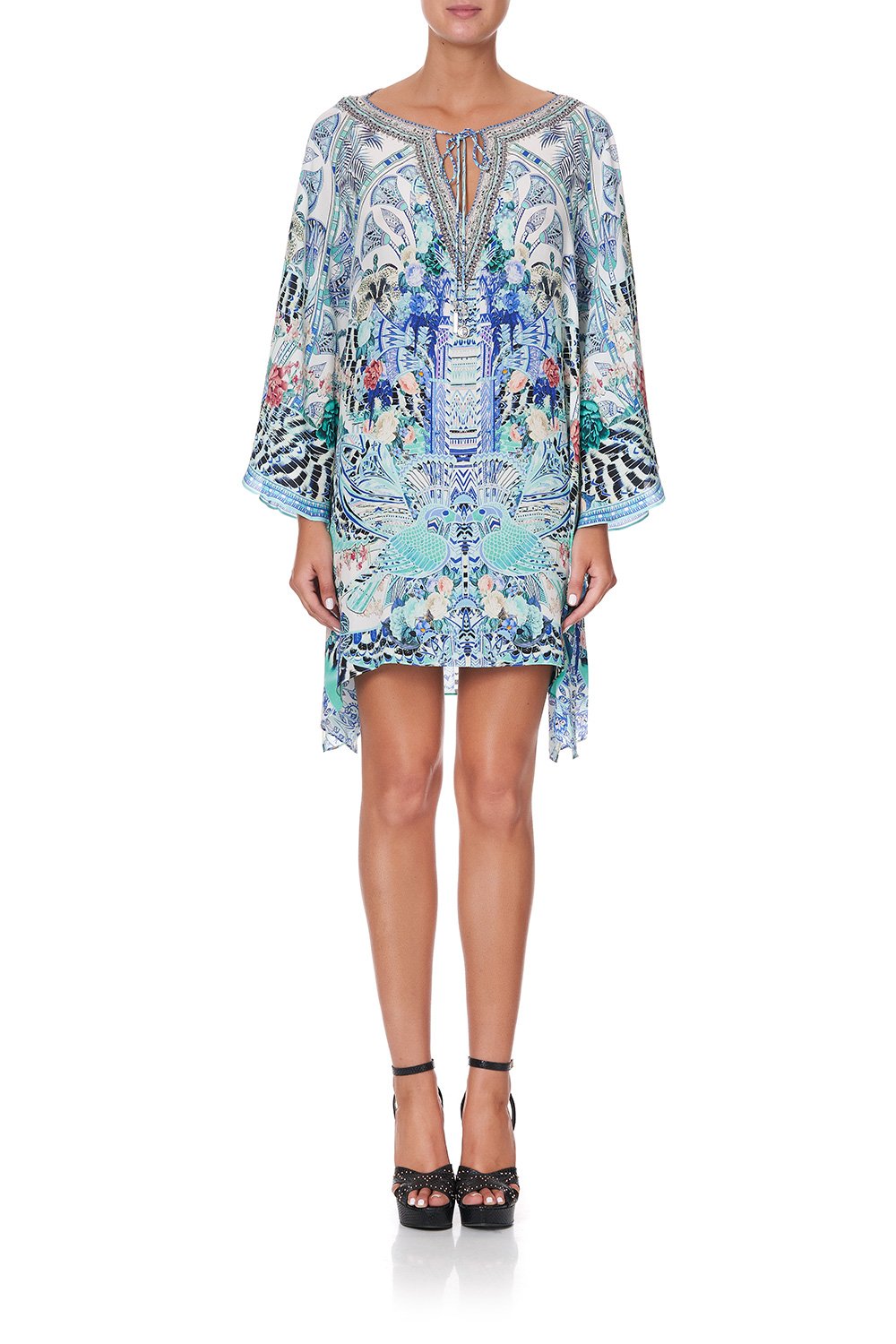 SHAPED HEM SHORT KAFTAN WINGS OF LUXOR