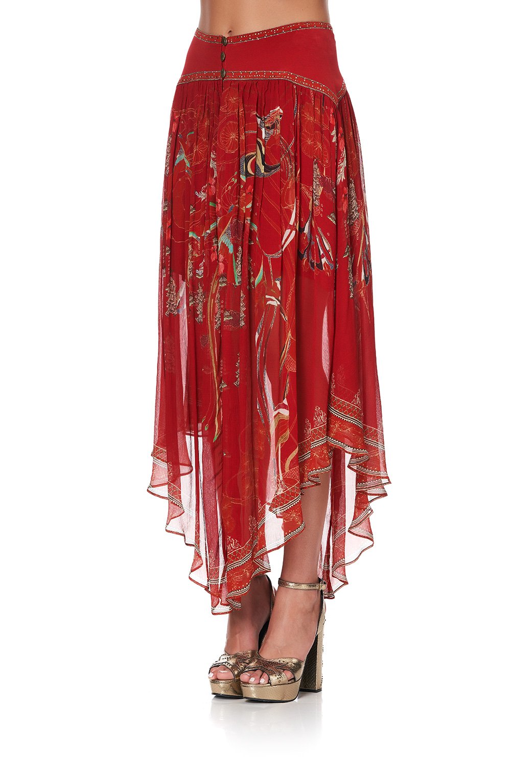 SHAPED WAIST SKIRT FORBIDDEN FRUIT