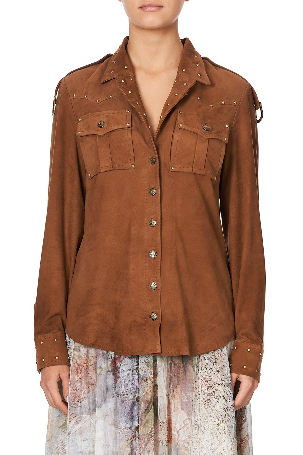 SHAPED YOKE SHIRT LETTERS FROM HILDA