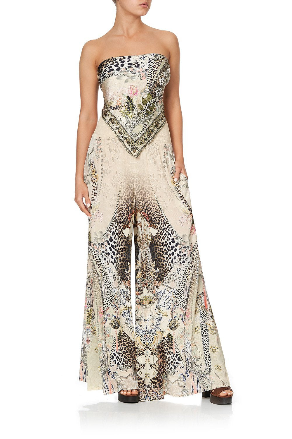 SHIRRED WAIST PANT FOREVER FOREVER