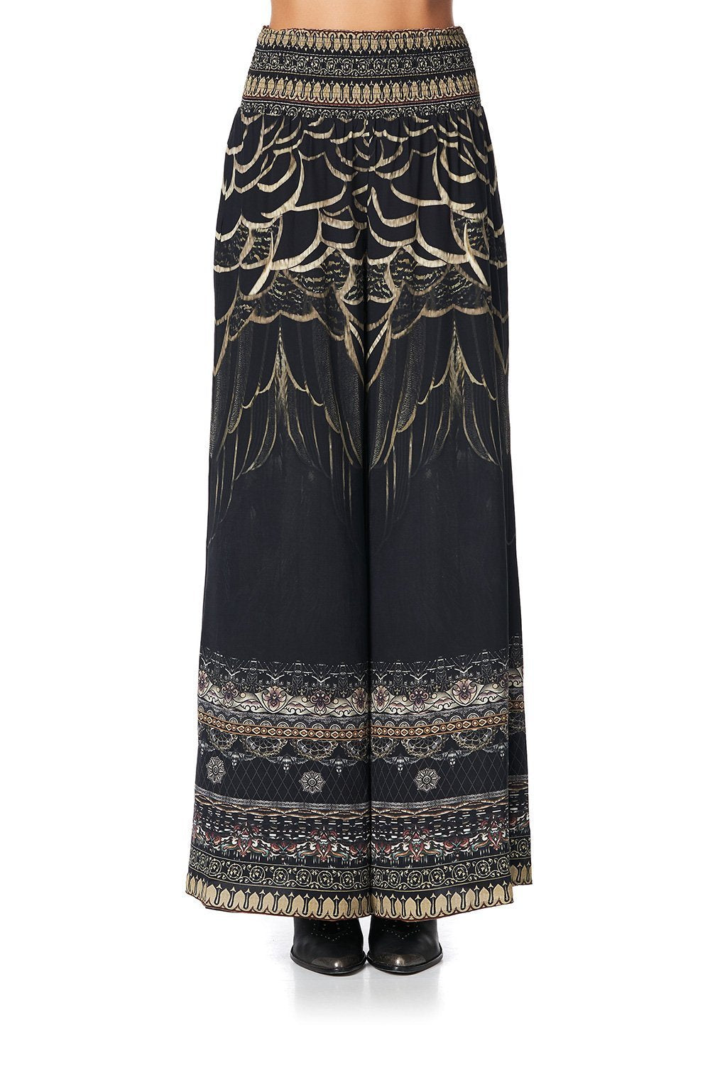 SHIRRED WAIST PANT UNDER A FULL MOON