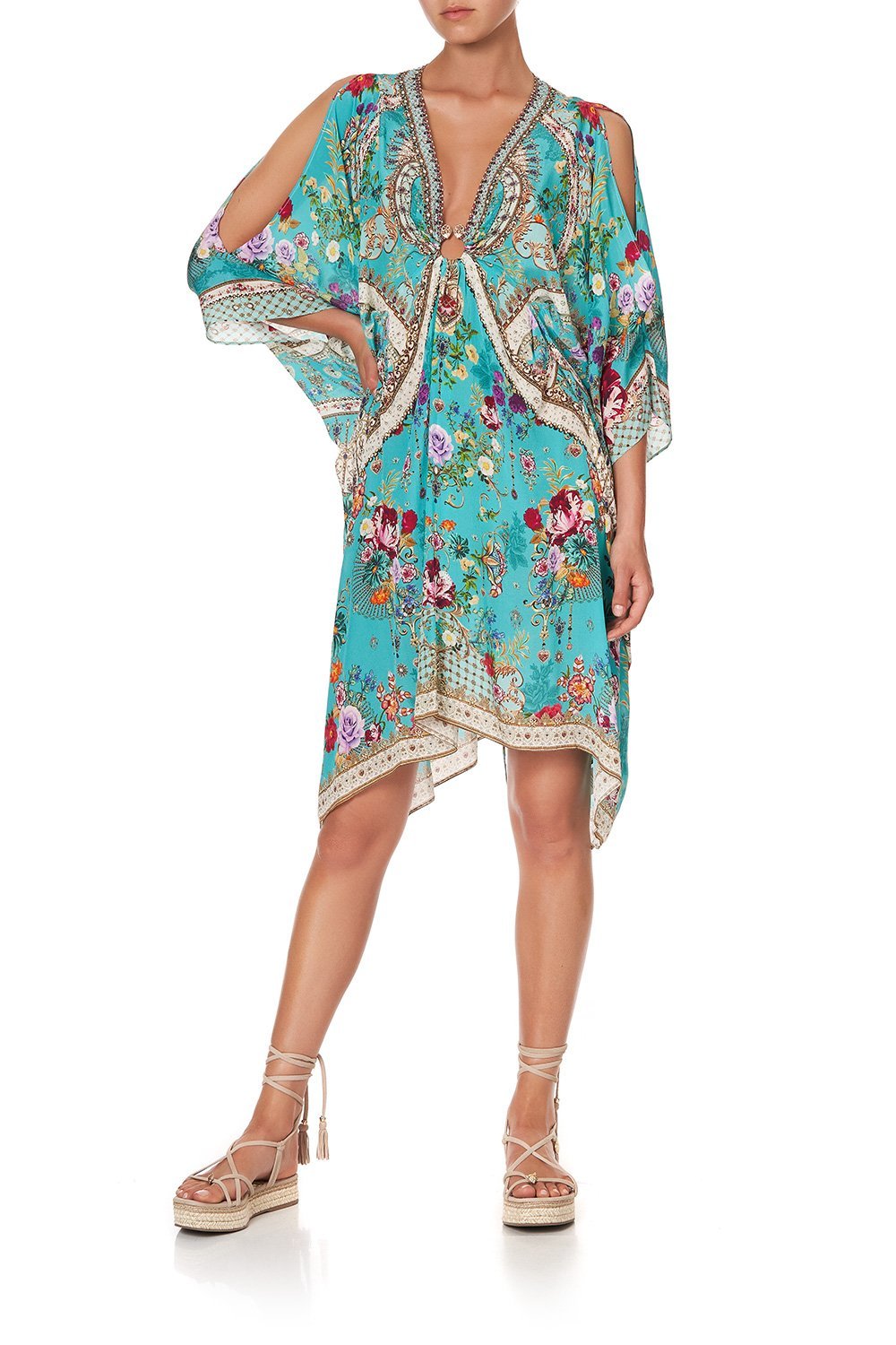 SHORT KAFTAN WITH HARDWARE A SONNET FOR SATINE