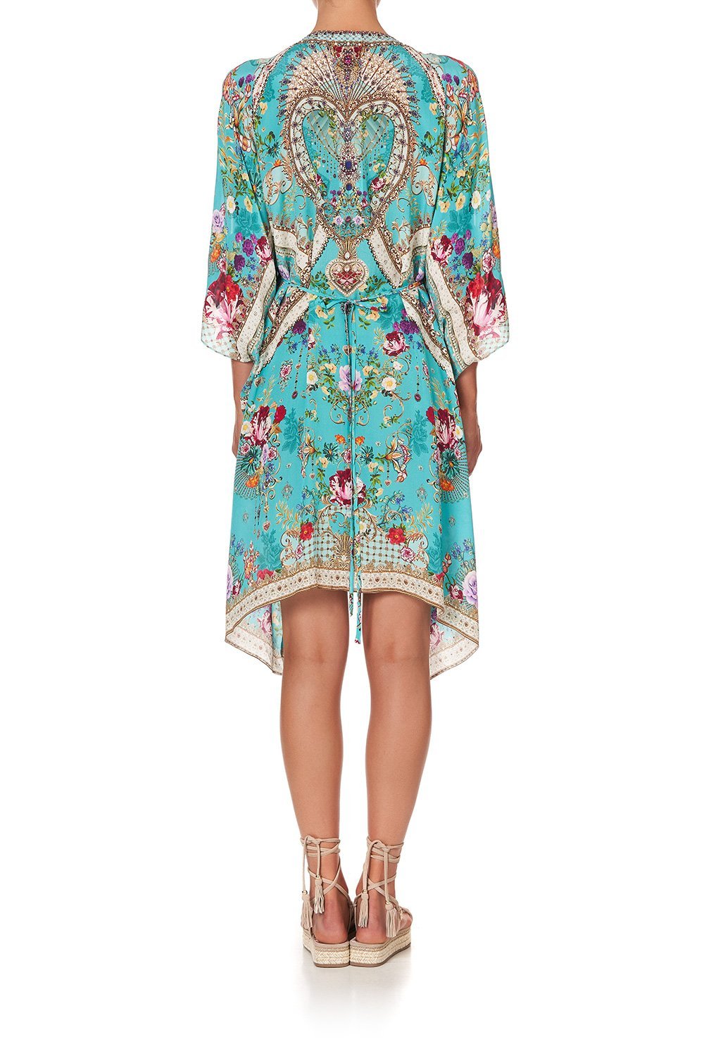 SHORT KAFTAN WITH HARDWARE A SONNET FOR SATINE