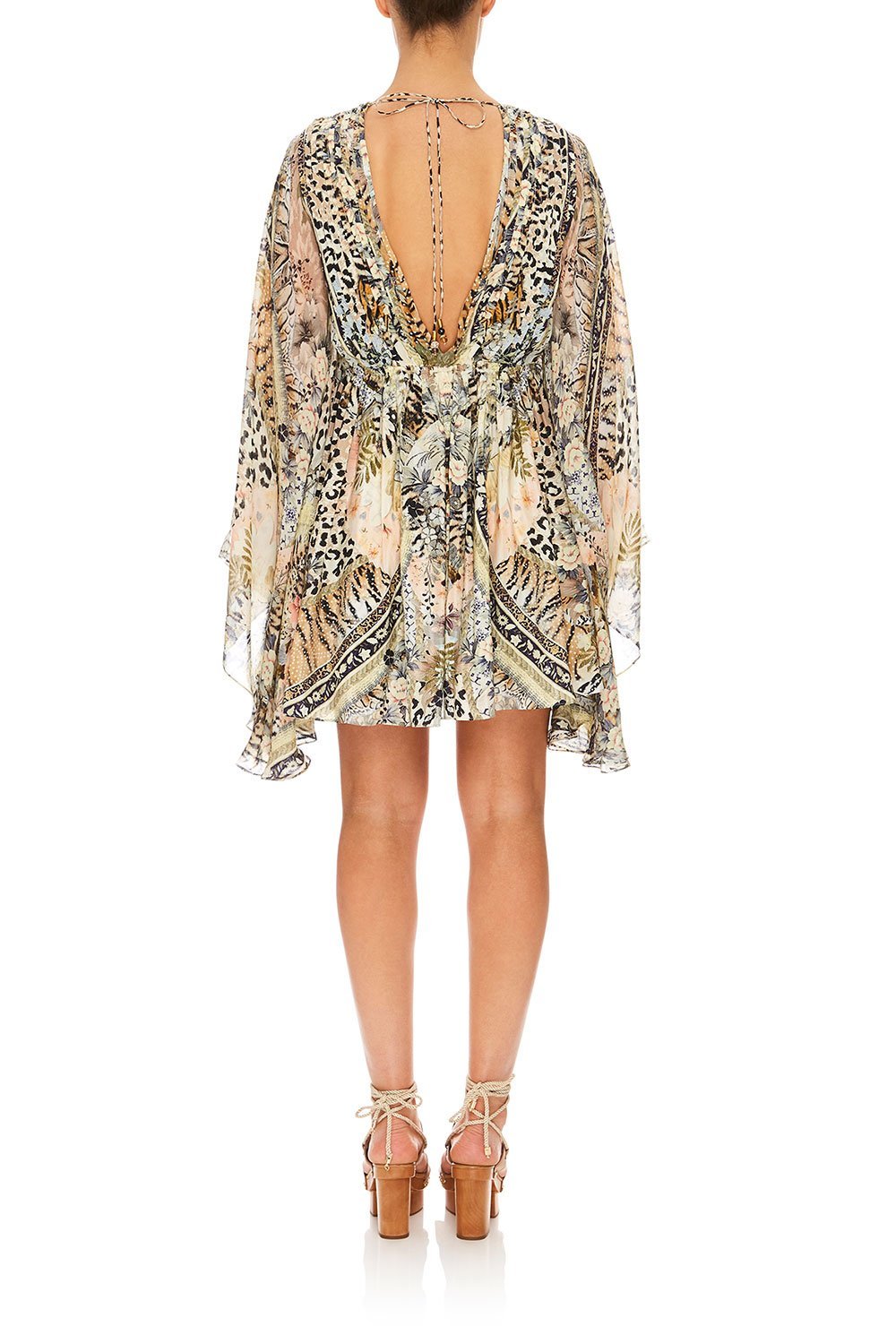 CAMILLA SHORT KAFTAN WITH PLEAT BODICE MOTO MAIKO