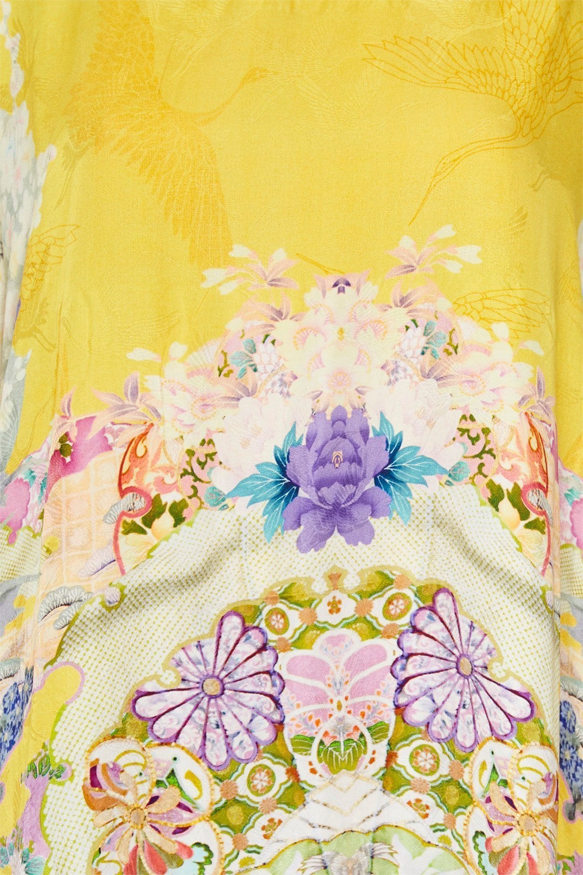 SHORT KAFTAN WITH SHEER SLEEVE MELLOW MUSE