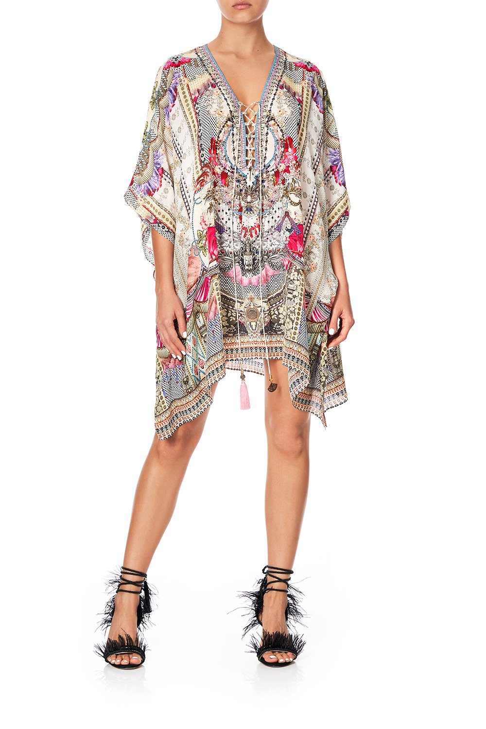 SHORT LACE UP KAFTAN MONTMARTRE HEART