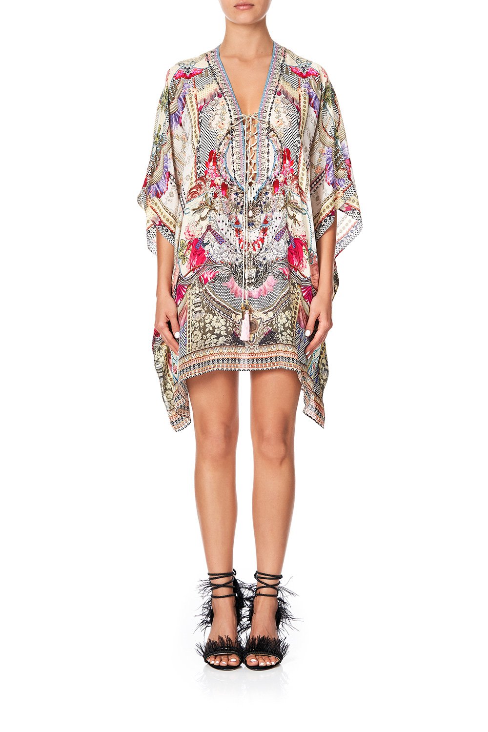 SHORT LACE UP KAFTAN MONTMARTRE HEART