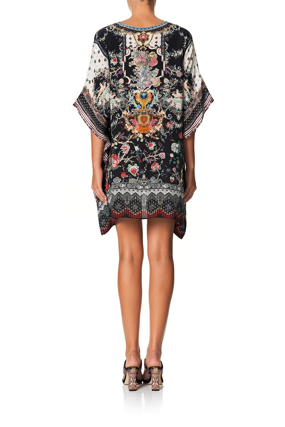 CAMILLA SHORT LACE UP KAFTAN HAUTE PROVINCIAL