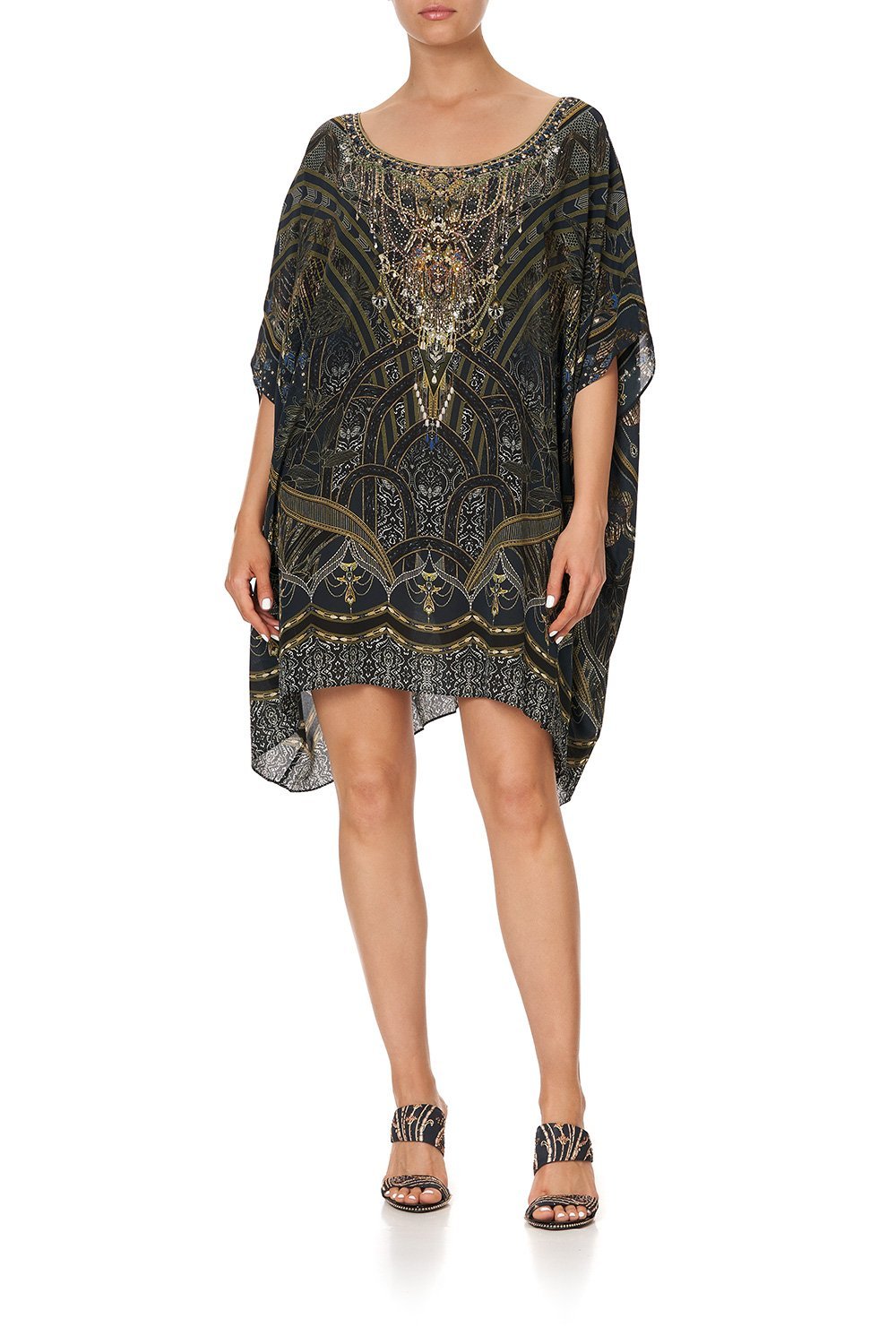SHORT ROUND NECK KAFTAN GREAT SCOTT