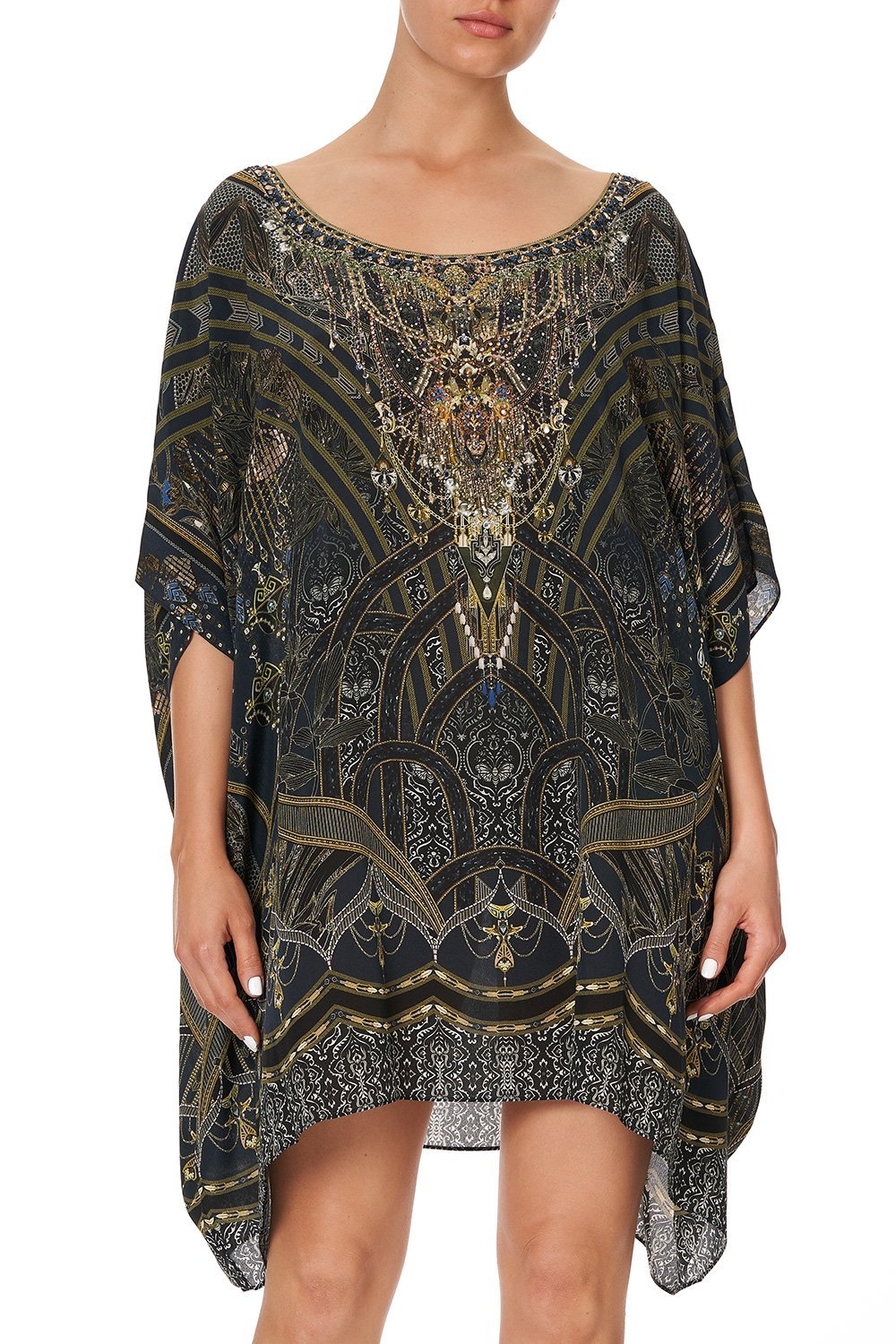 SHORT ROUND NECK KAFTAN GREAT SCOTT