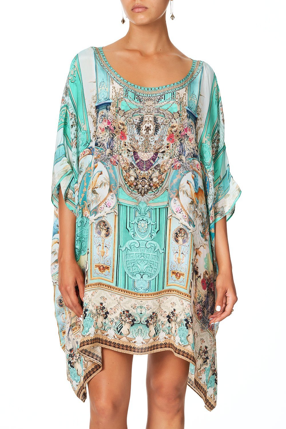 CAMILLA SHORT ROUND NECK KAFTAN I DREAM OF MARIE
