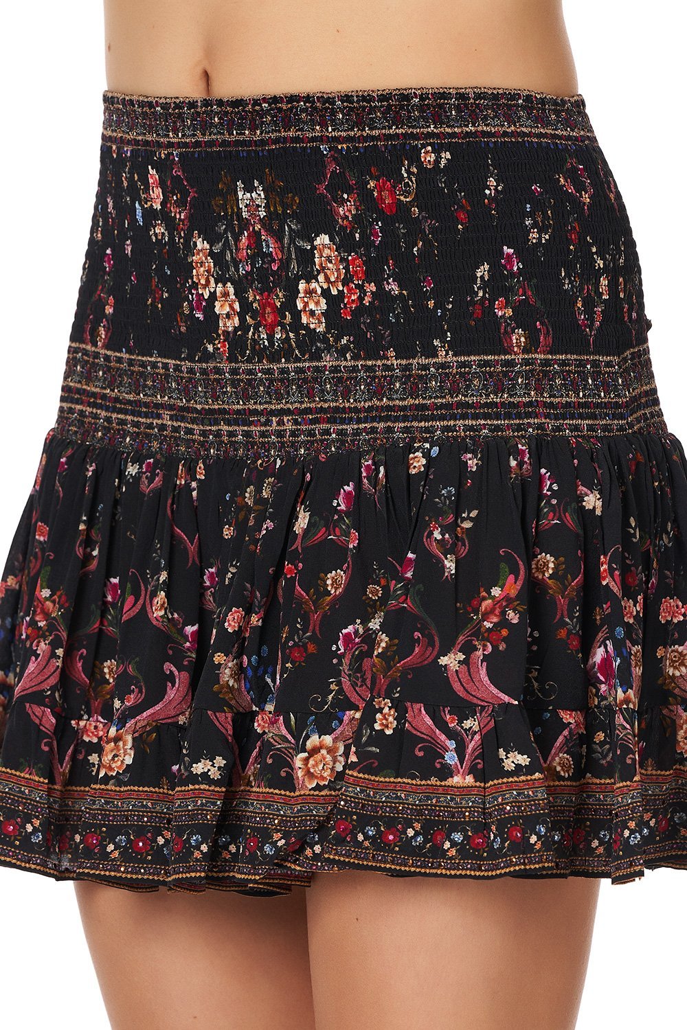 SHORT SHIRRED SKIRT A GIRL LIKE YOU