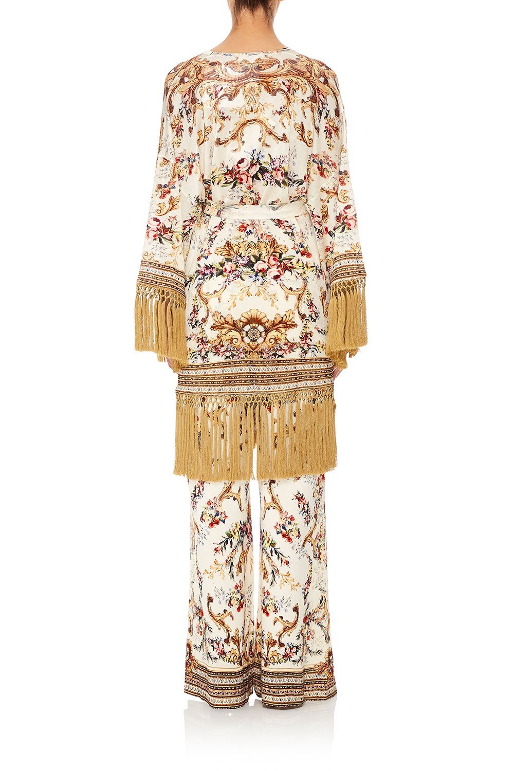 CAMILLA SHORT TASSEL WRAP OLYMPE ODE