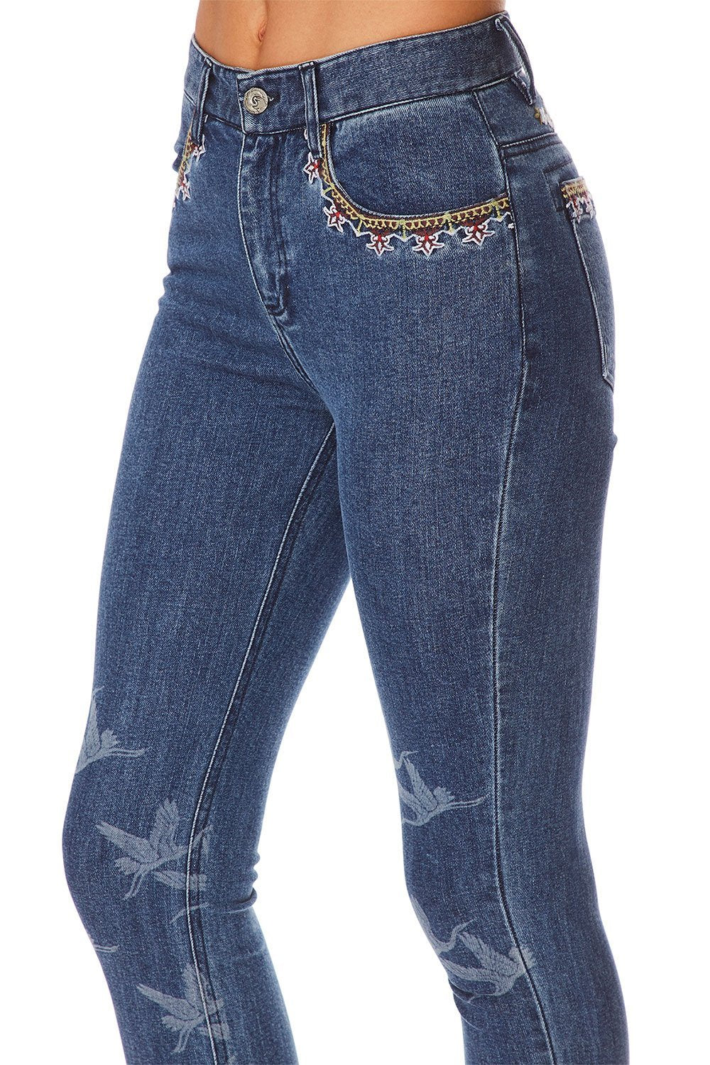 CAMILLA FOR THE FANS SKINNY LEG JEAN