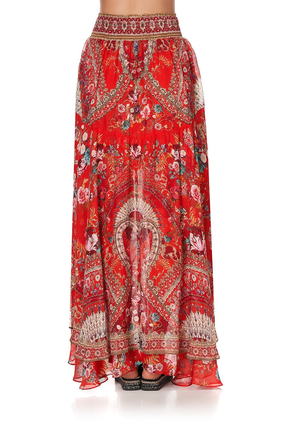 SKIRT WITH DOUBLE LAYER HEM CAMEOS CAN CAN