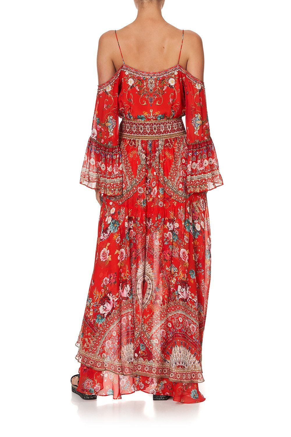 SKIRT WITH DOUBLE LAYER HEM CAMEOS CAN CAN