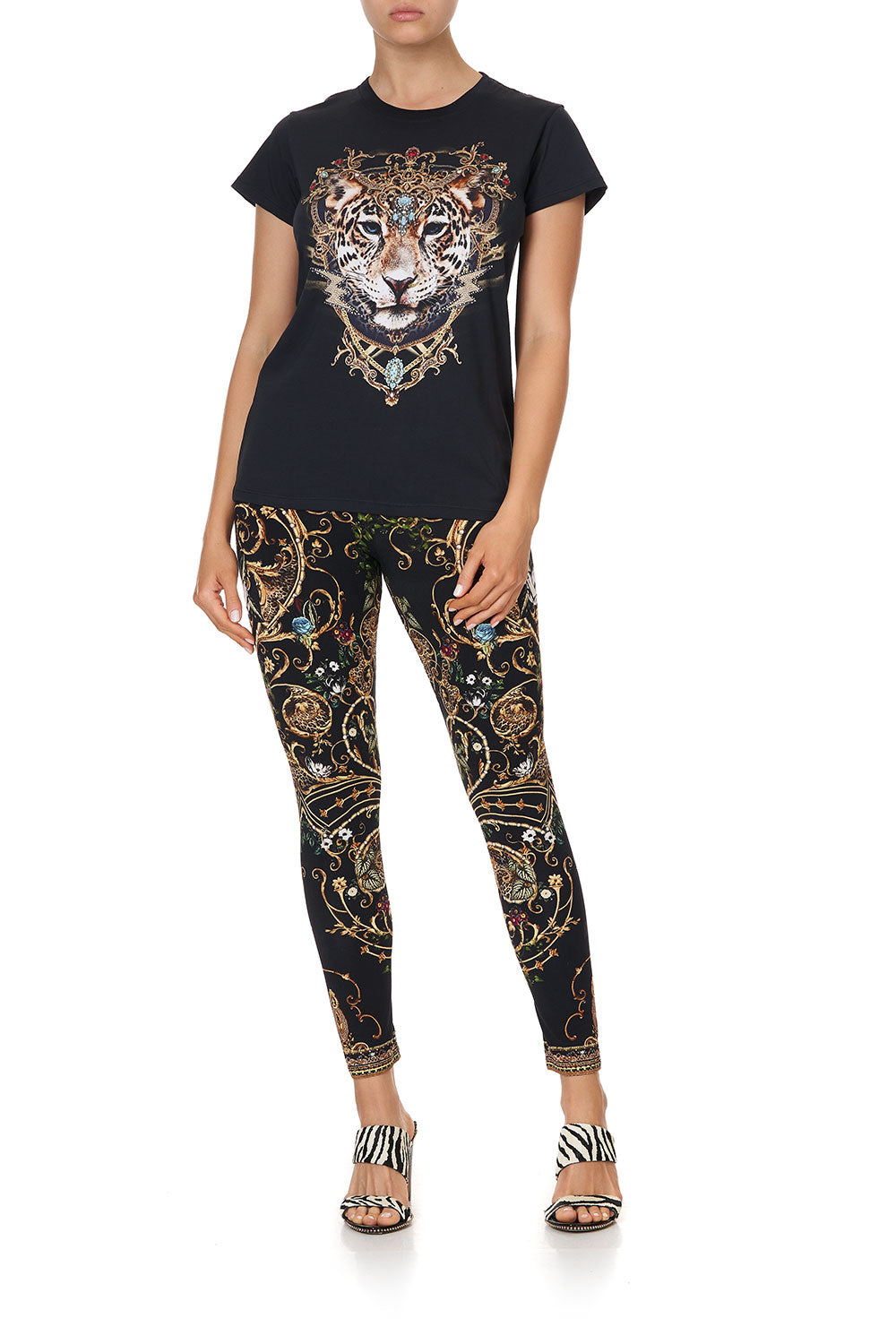 SLIM FIT ROUND NECK T-SHIRT STUDIO 54