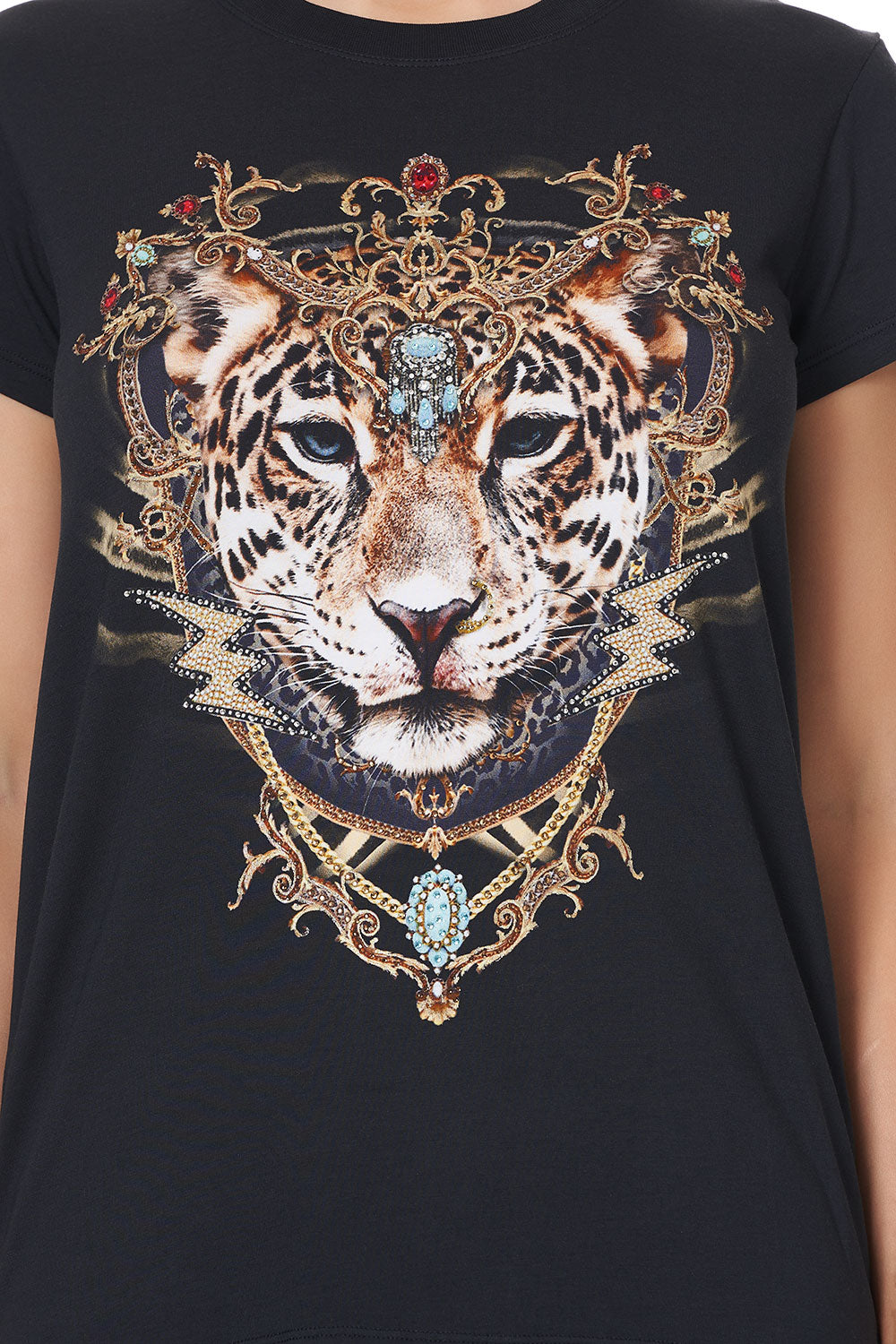 SLIM FIT ROUND NECK T-SHIRT STUDIO 54