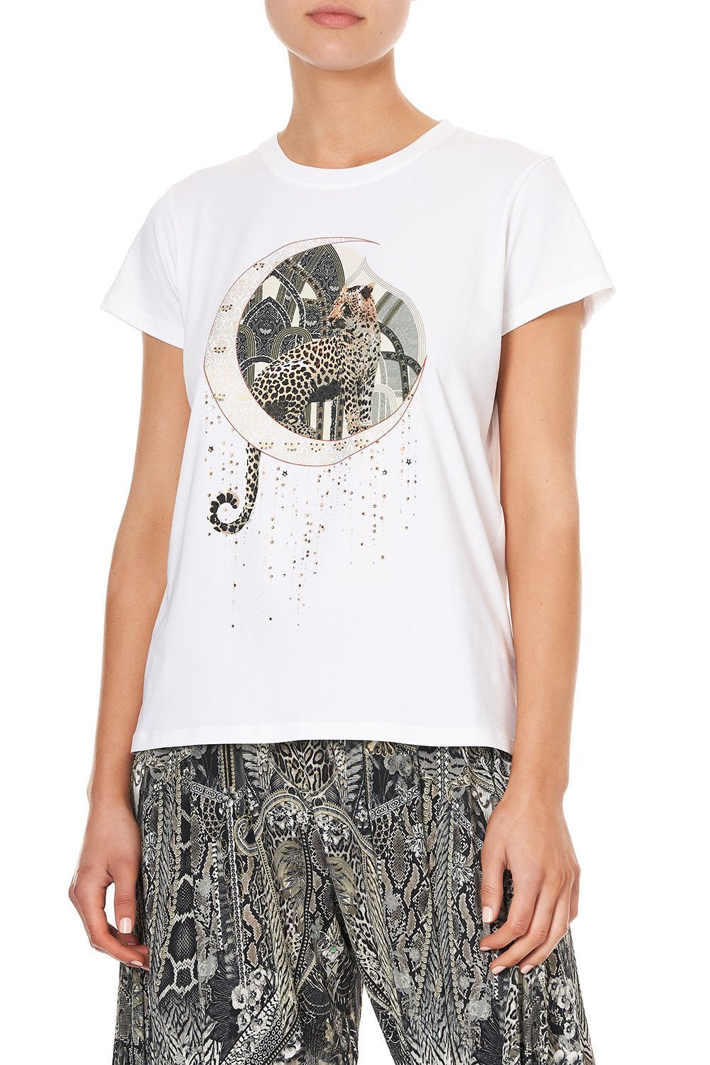 SLIM FIT ROUND NECK T-SHIRT ONE TRIBE