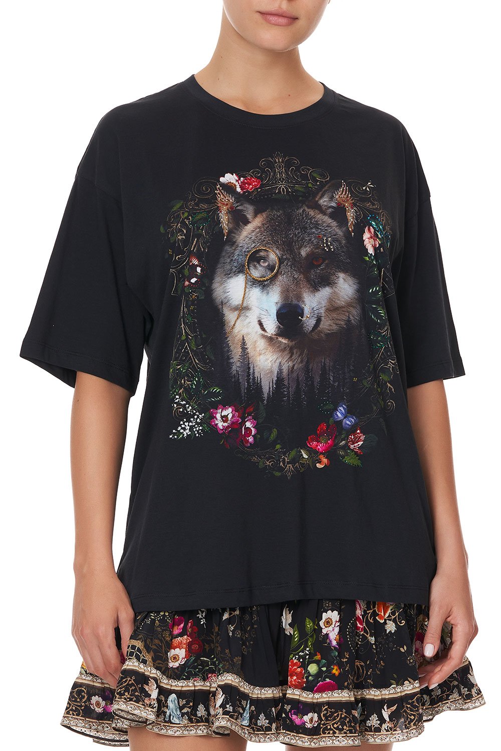 OVERSIZED BAND TEE MIRROR MIRROR