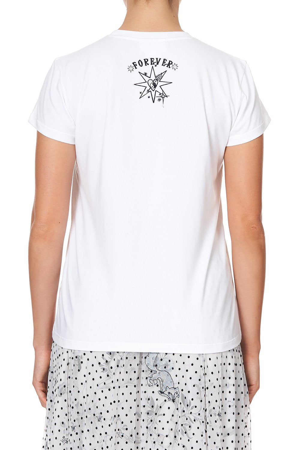 SLIM FIT ROUND NECK T-SHIRT MOONLIT MUSINGS