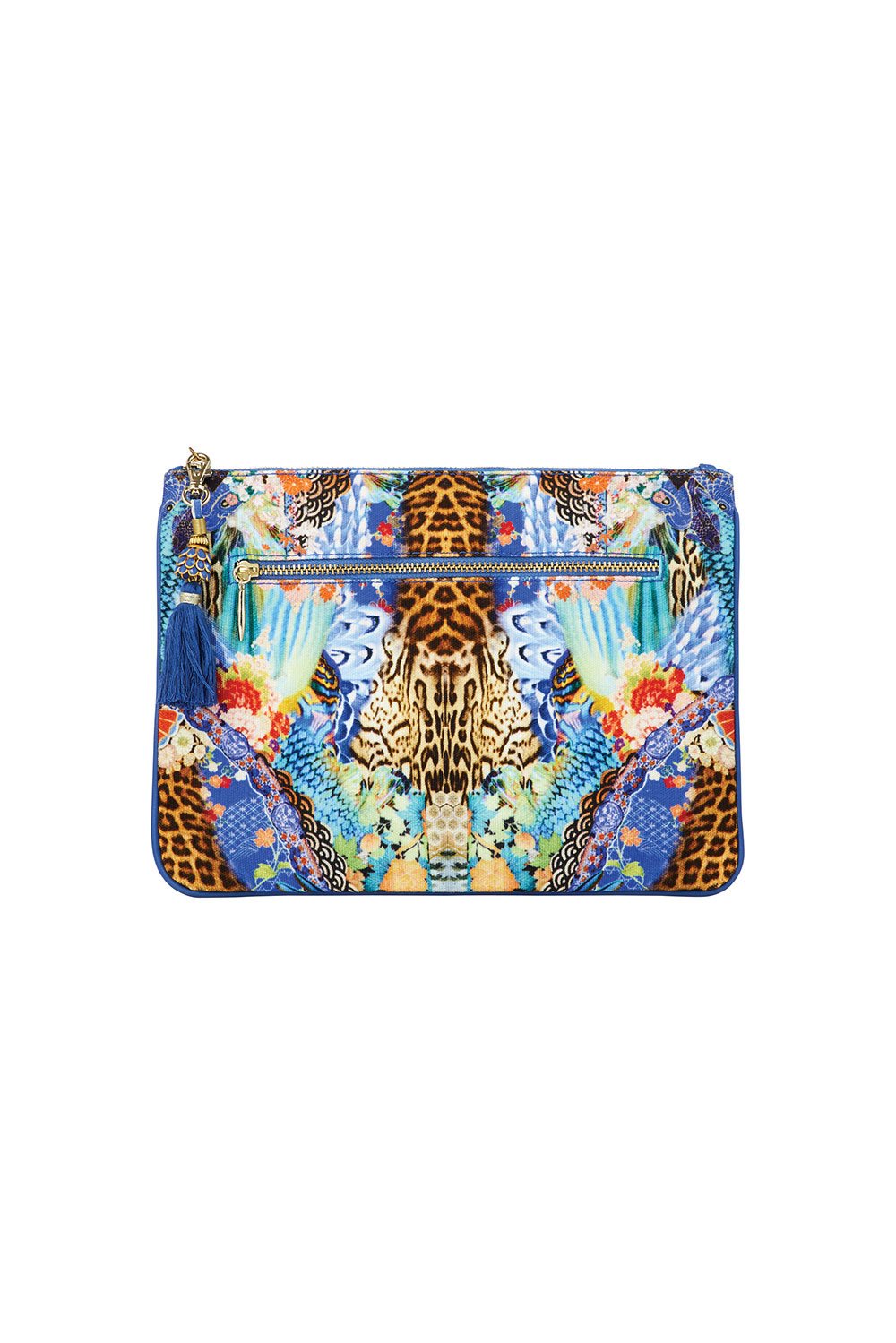 CAMILLA PACE COWGIRL SMALL CANVAS CLUTCH