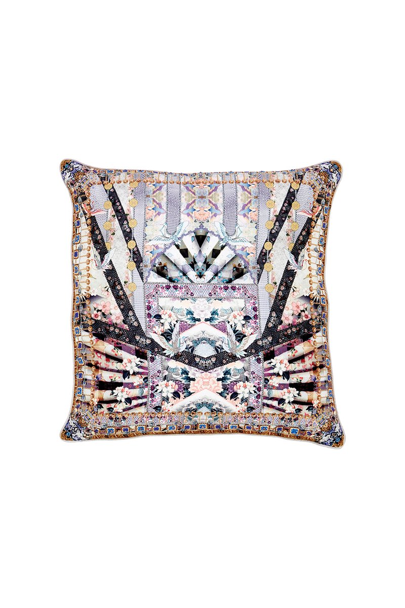 CAMILLA IN HER SHOES SMALL SQUARE CUSHION