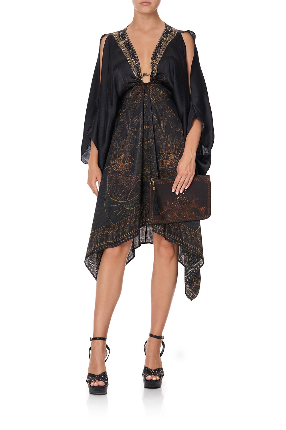 SMALL CANVAS CLUTCH COBRA KING