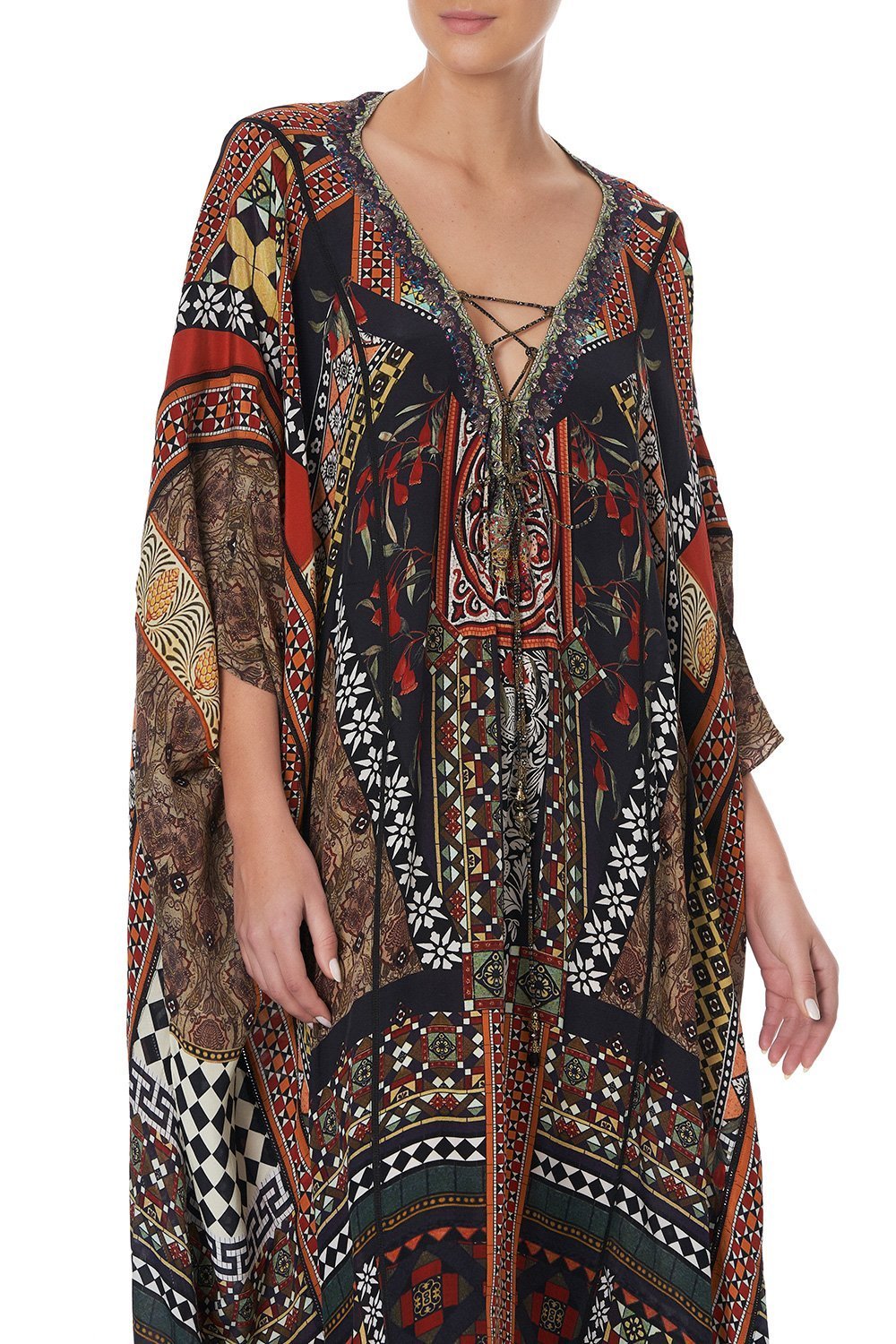 SPLICED KAFTAN PAVED IN PAISLEY