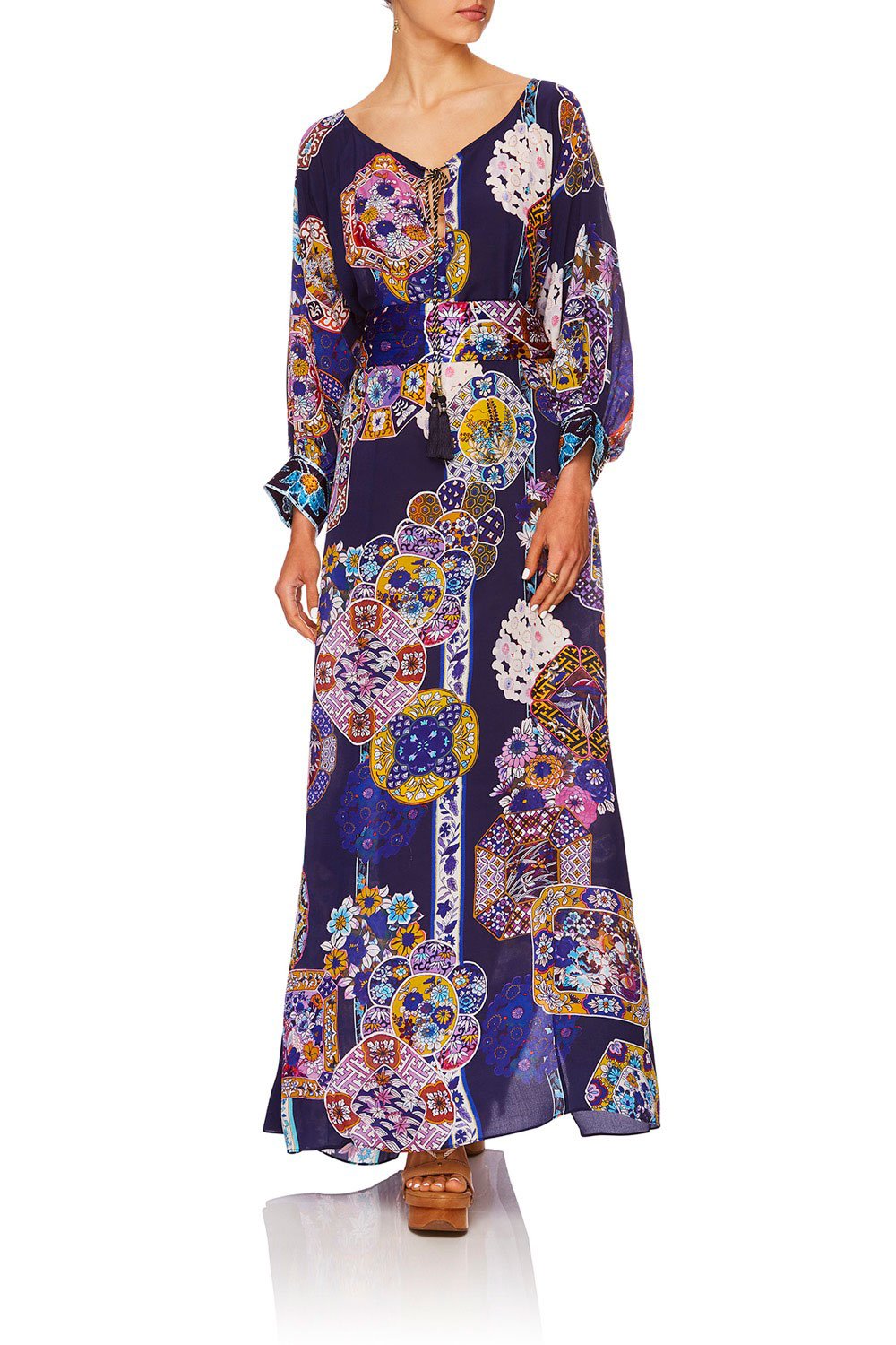 CAMILLA STAR GAZER RAGLAN SLEEVE DRESS W CUFFS