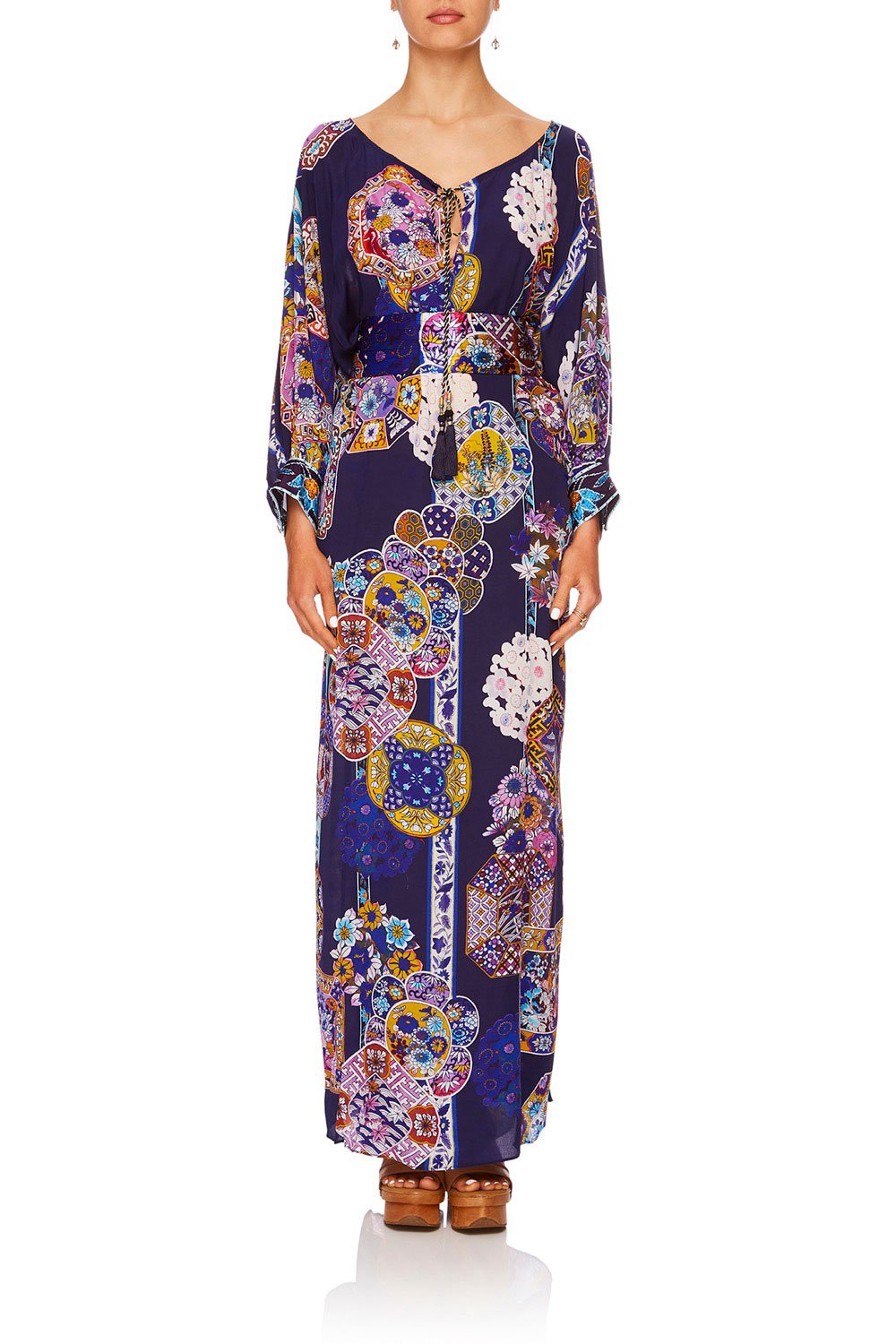 CAMILLA STAR GAZER RAGLAN SLEEVE DRESS W CUFFS