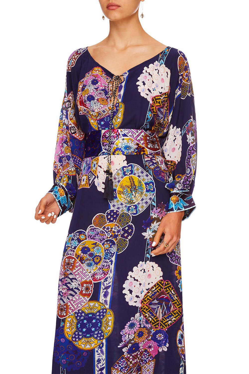 CAMILLA STAR GAZER RAGLAN SLEEVE DRESS W CUFFS