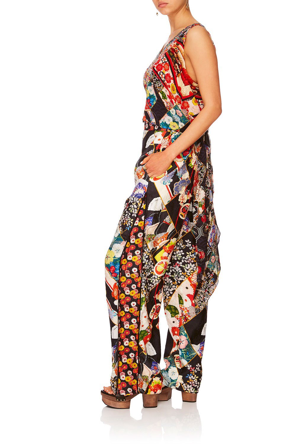 CAMILLA STAR GIRL PANTS W SIDE SPLIT