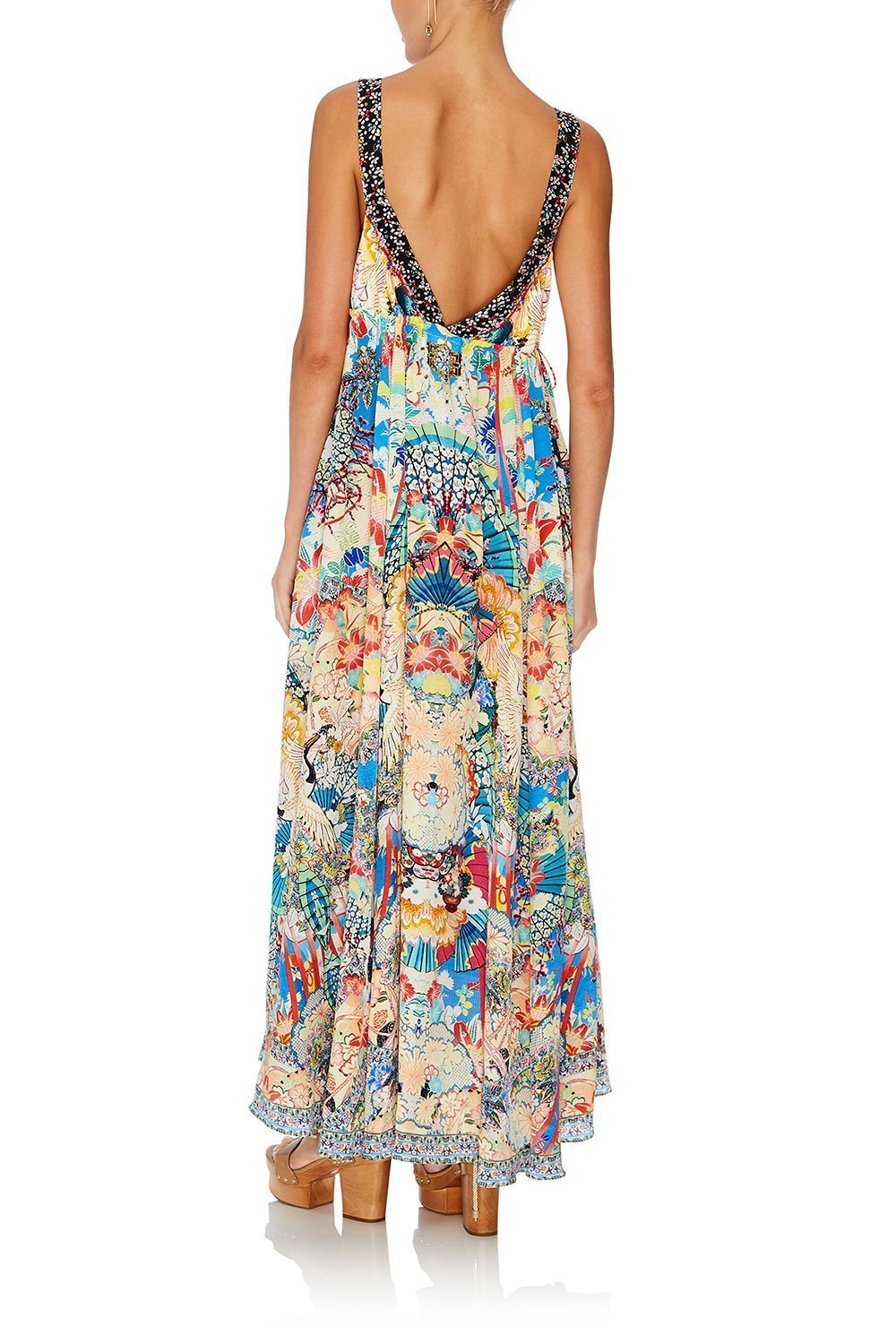 STRAP DRESS WITH GATHERED WAIST MISO IN LOVE