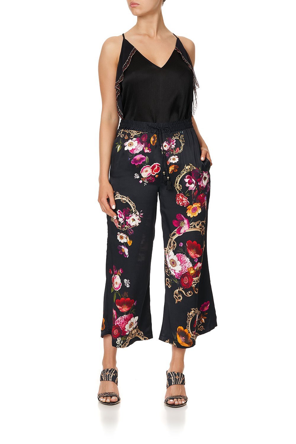 STRAP TOP WITH RUFFLE MIRROR MIRROR