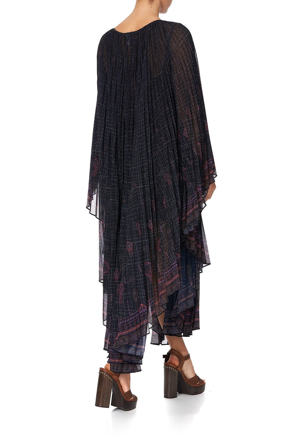 SUNRAY PLEATED KAFTAN MINA MINA