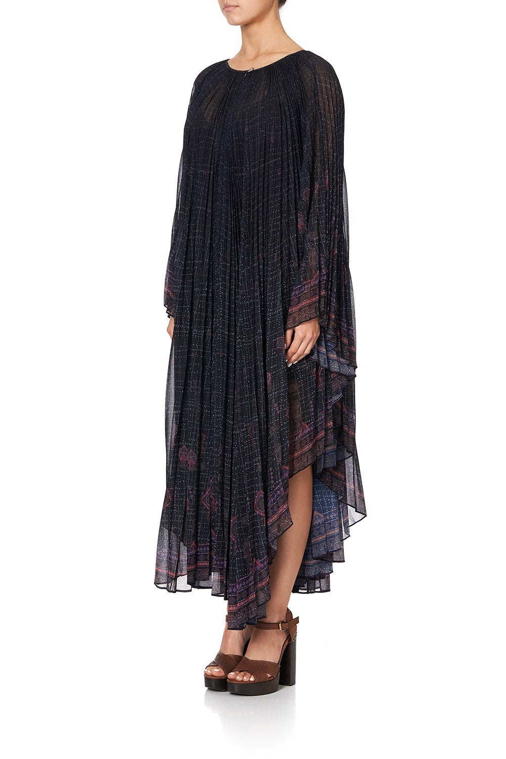 SUNRAY PLEATED KAFTAN MINA MINA