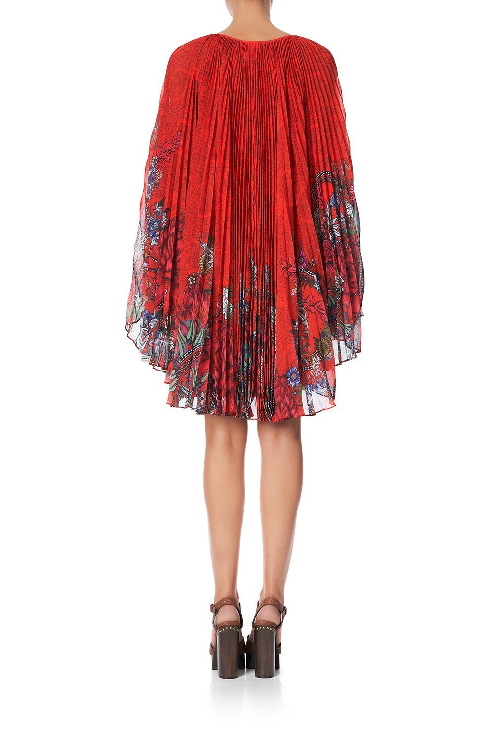 SUNRAY PLEATED SHORT KAFTAN WONDERING WARATAH