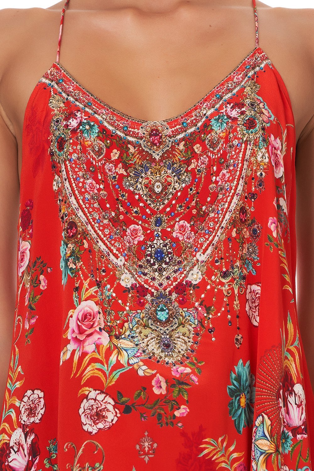 T BACK SHOESTRING TOP CAMEOS CAN CAN