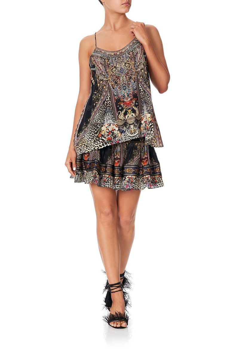 T BACK SHOESTRING TOP MARAIS AT MIDNIGHT