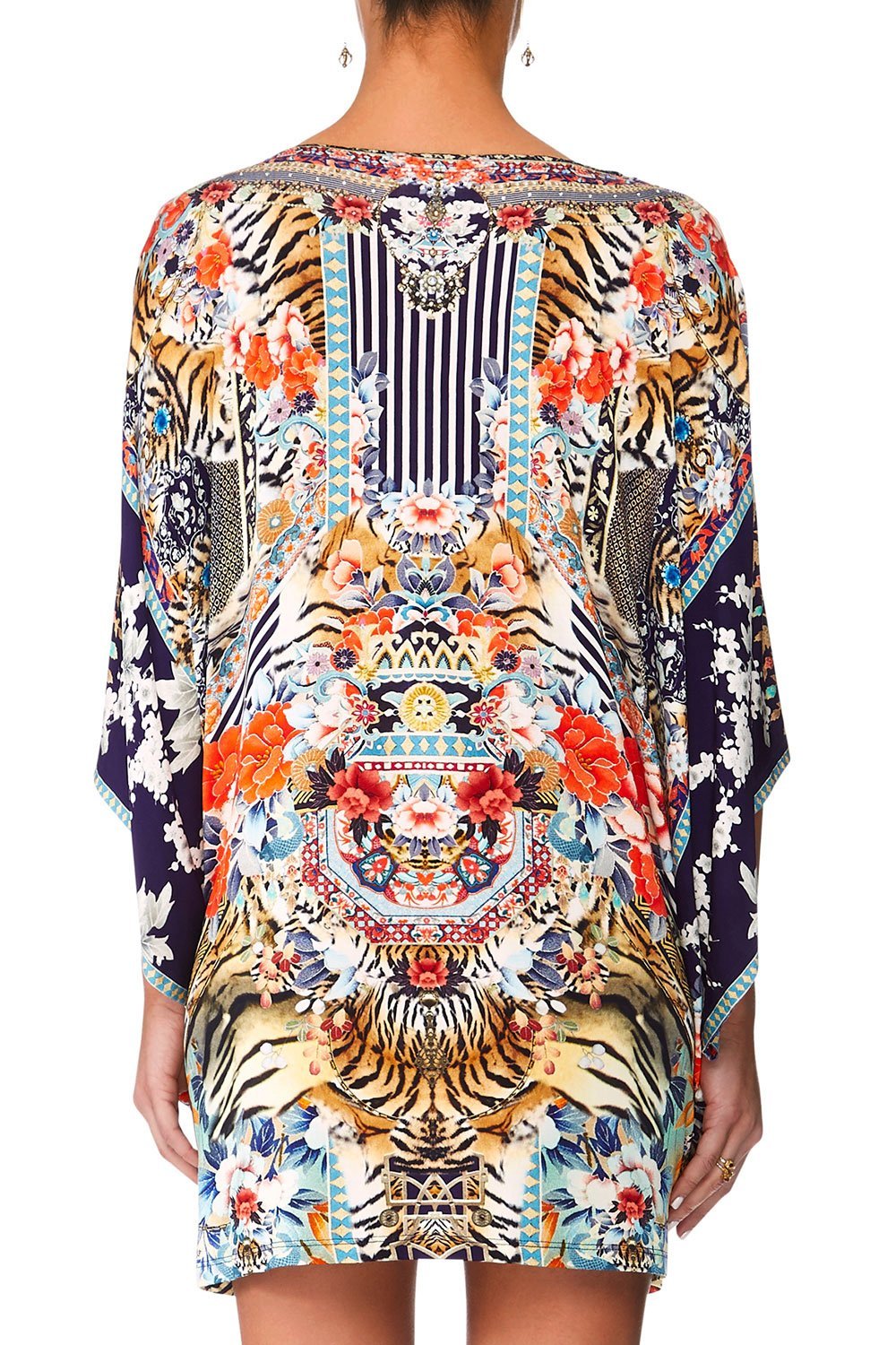 CAMILLA THE LONELY WILD BAT SLEEVE DRESS