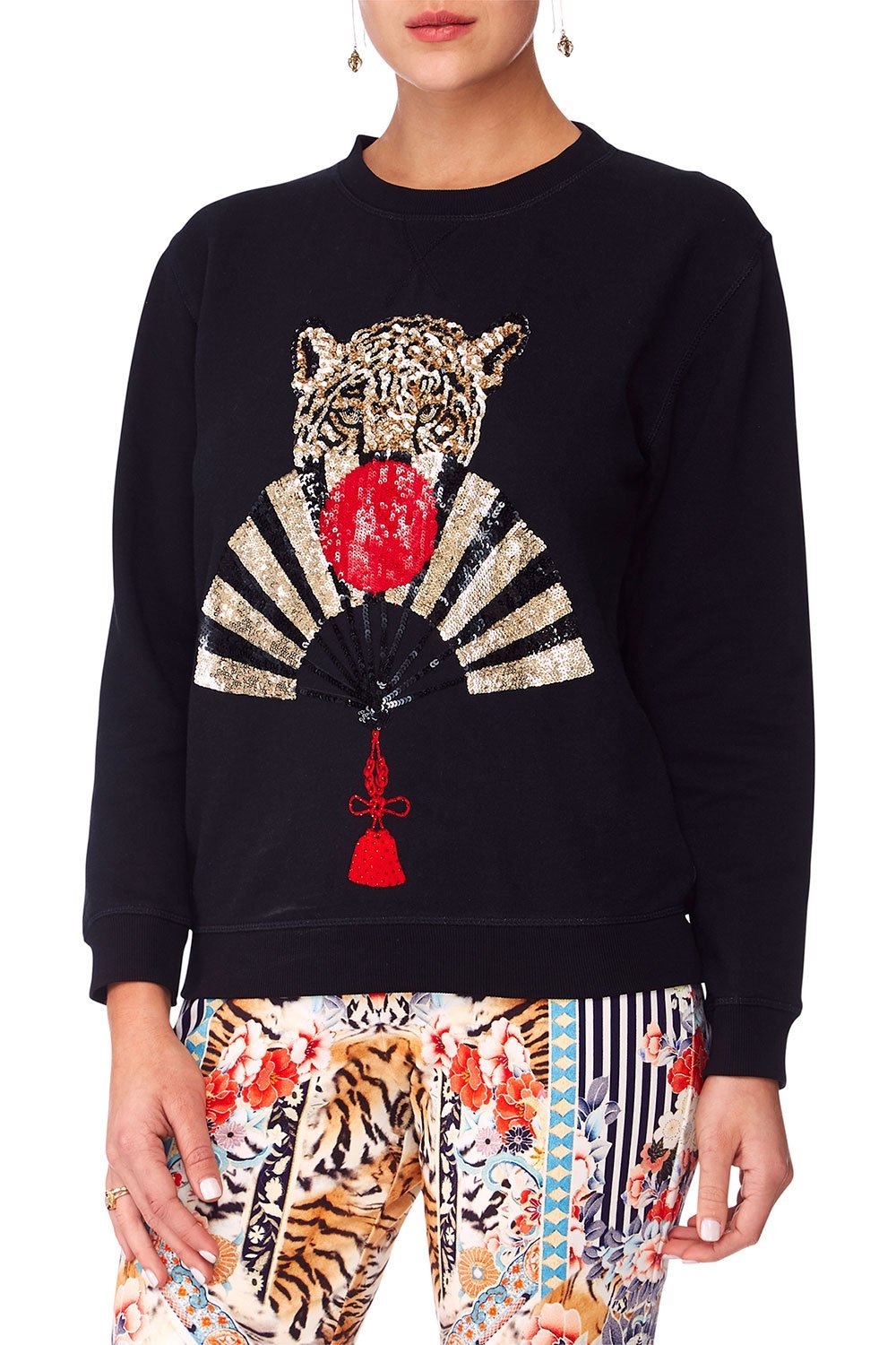 CAMILLA THE LONELY WILD ROUND NECK SWEATER