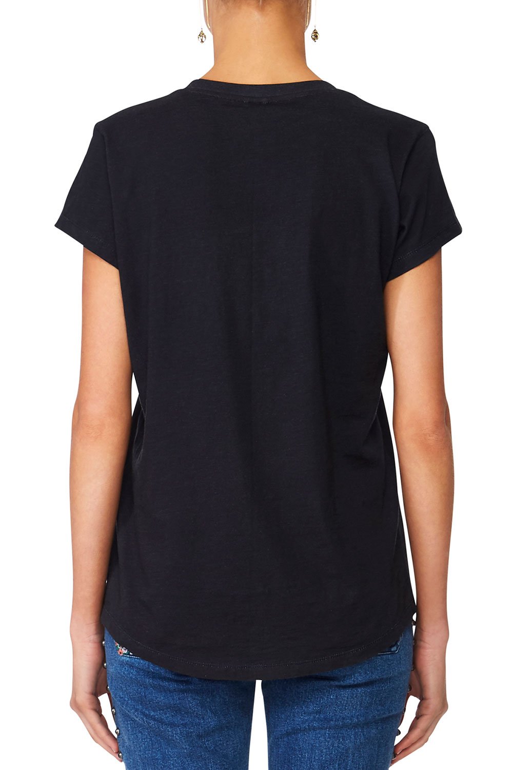 CAMILLA THE LONELY WILD TEE W SCOOP HEM