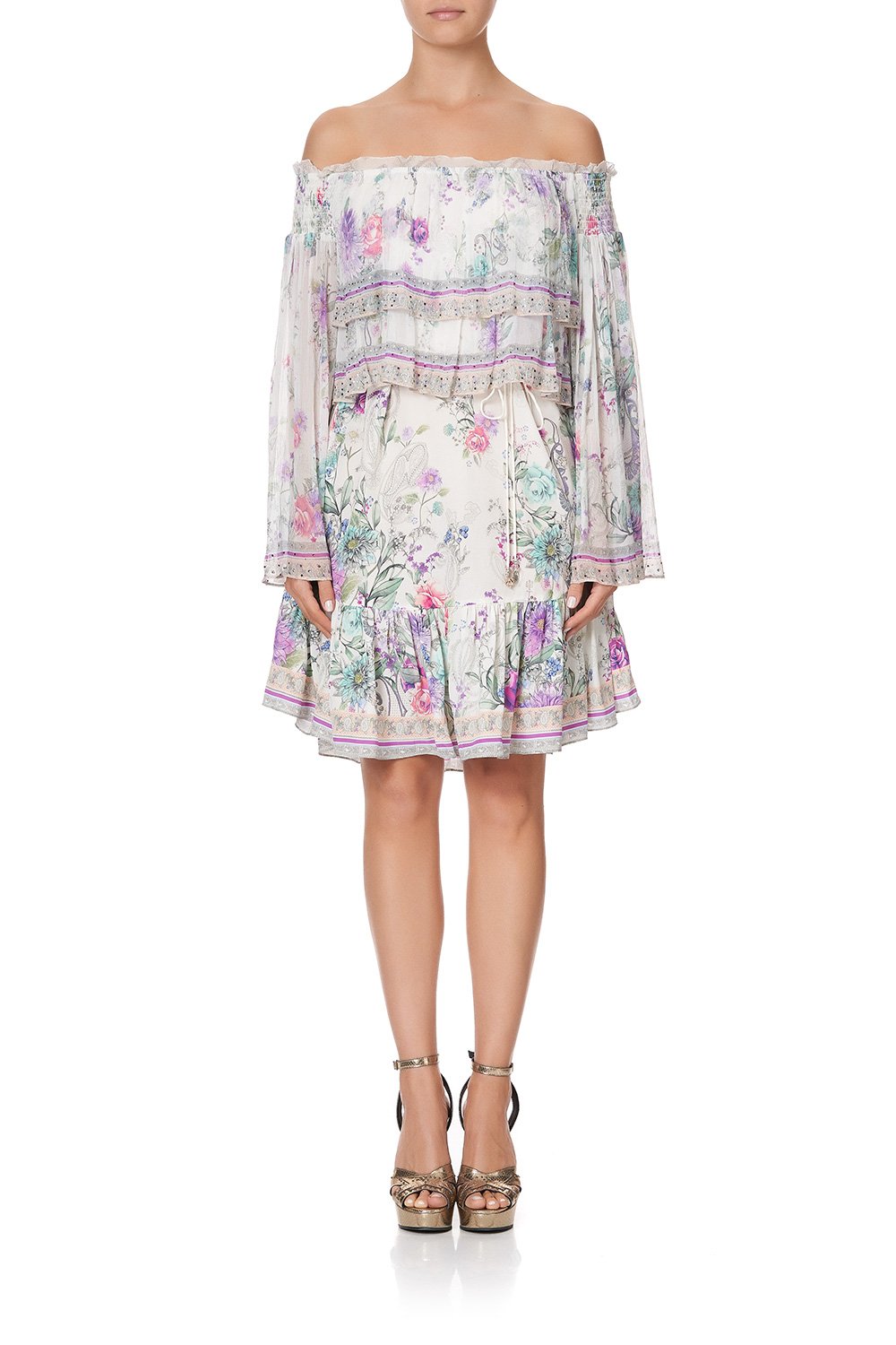 TIERED RUFFLE DRESS FOREVER FAR