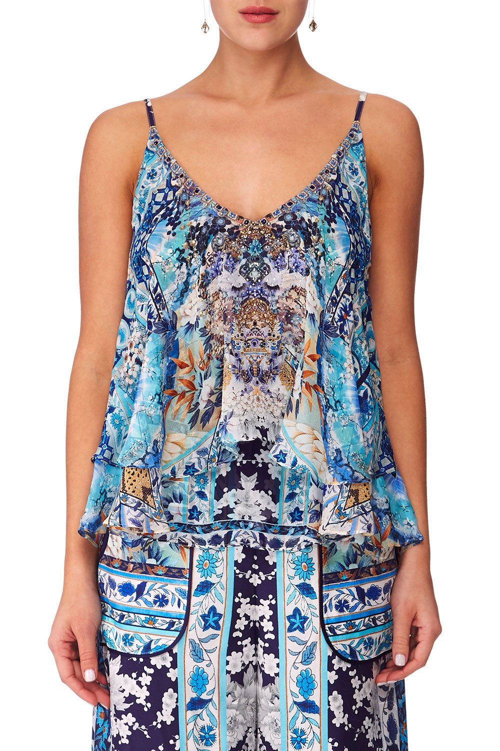 CAMILLA TOKYO TRIBE DOUBLE LAYERED CAMI