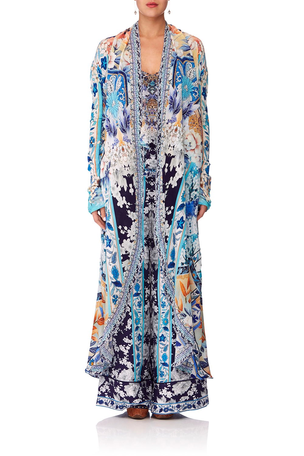 CAMILLA TOKYO TRIBE LONG CASUAL JACKET W POCKETS