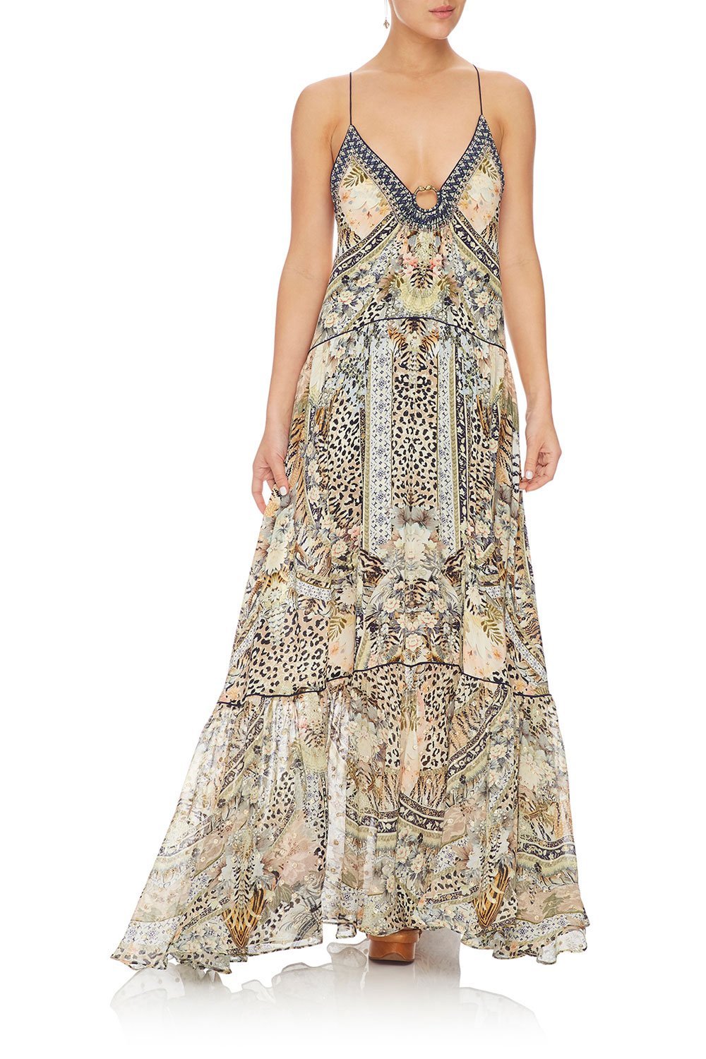 CAMILLA U-RING MAXI DRESS MOTO MAIKO