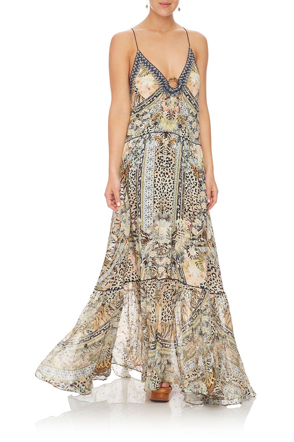 CAMILLA U-RING MAXI DRESS MOTO MAIKO